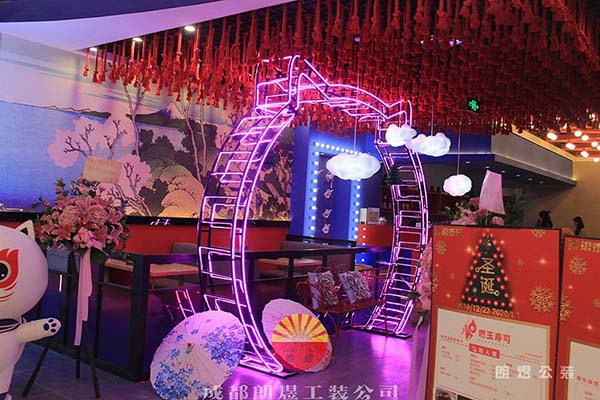 北京网红燃玉寿司店装修效果图